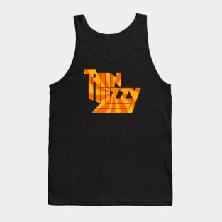 Thin Lizzy Orange Spiral Fanart Tank Top